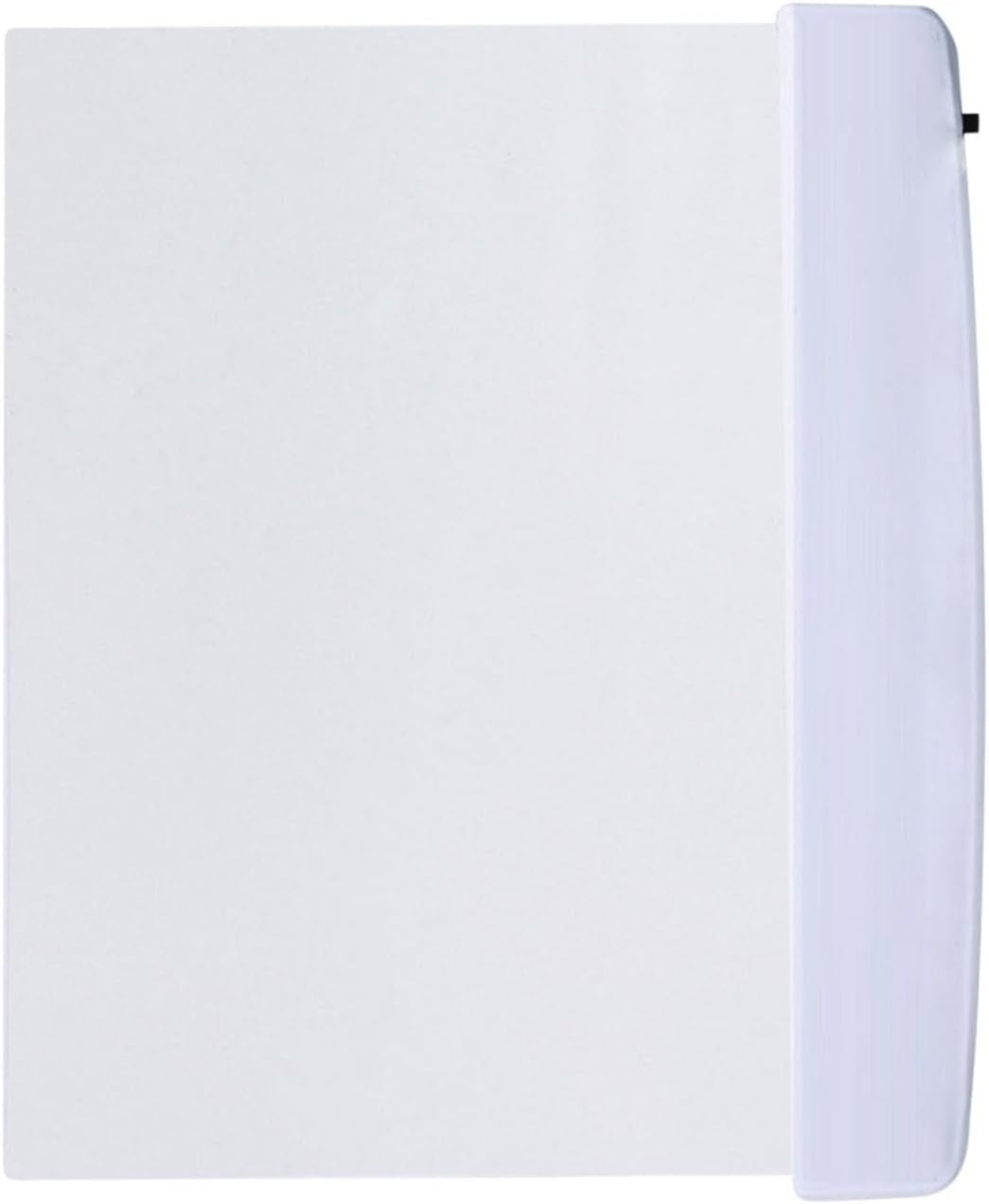 Flat Book Lights for Reading at Night in Bed Clear LED Book Page Light Bookmark Light for Reading Illuminator Panel Plate Lamp Board Wireless (White)