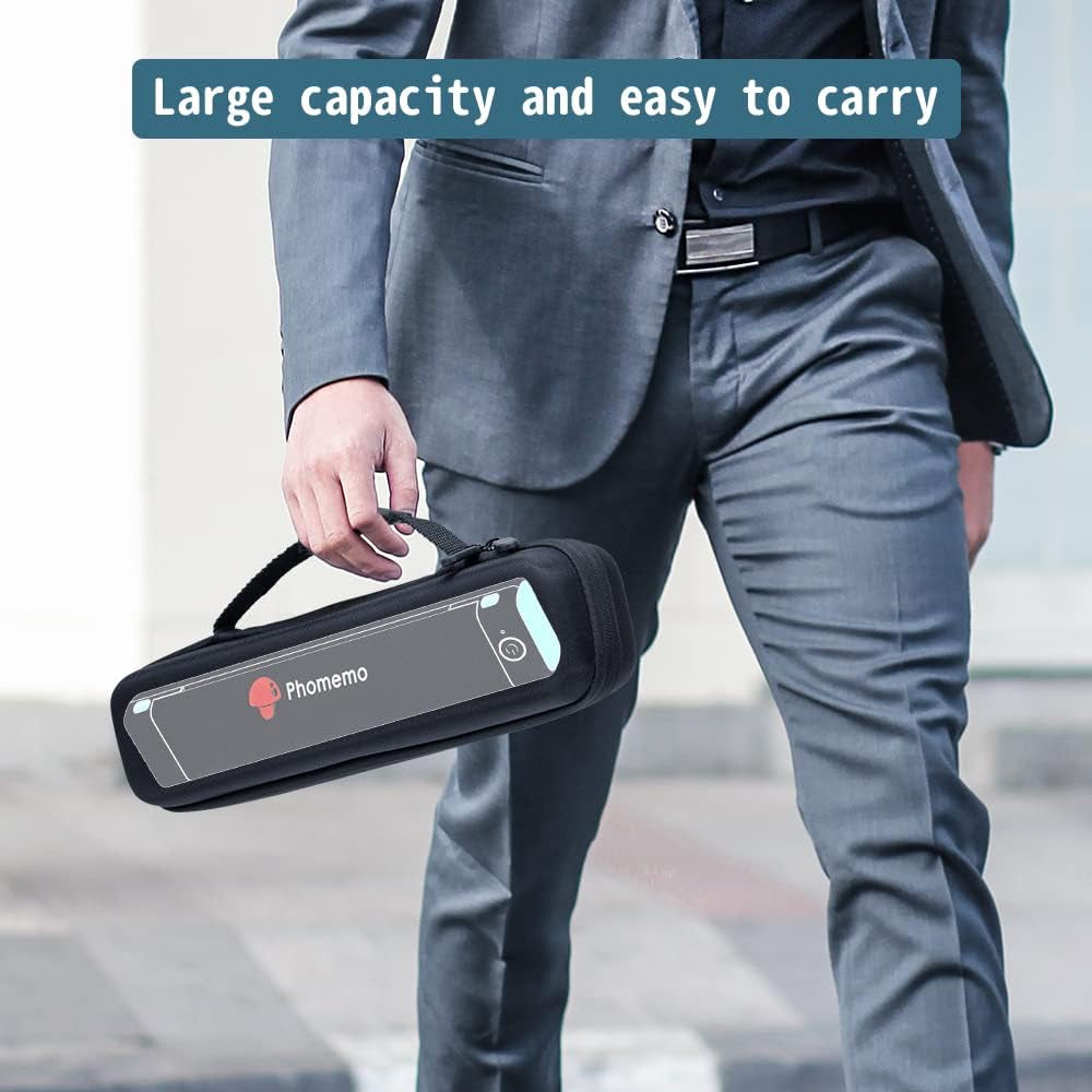 Portable Storage Case for M08F/D810/P831/TP81 Letter & A4 Printers - Compatible with Itari A886 and TATTMUSE A887 - Holder for Paper and USB Cable (Box Only)
